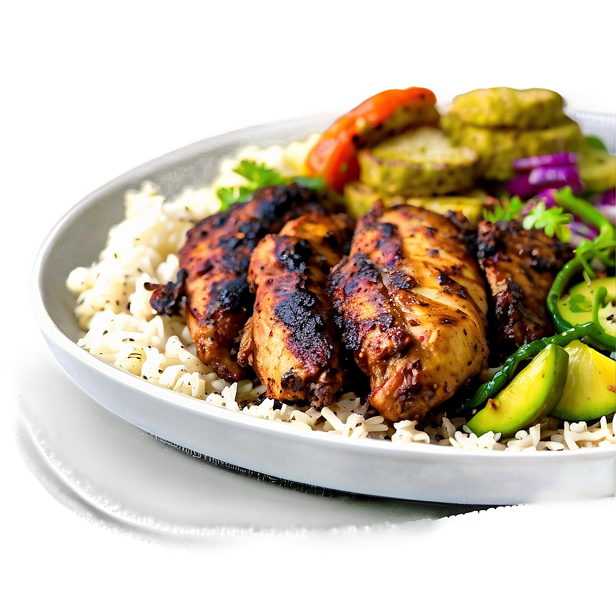 Easy Jerk Chicken Dinner Png 11