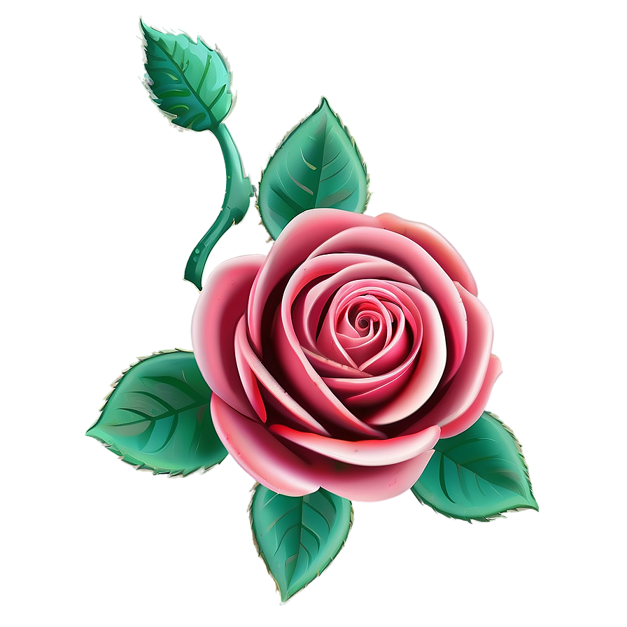 Easy Rose Sketch Png 99