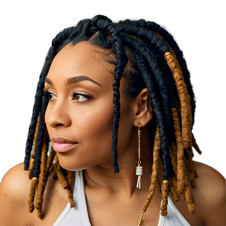 Easy Short Dreads Tutorial Png Vfw54