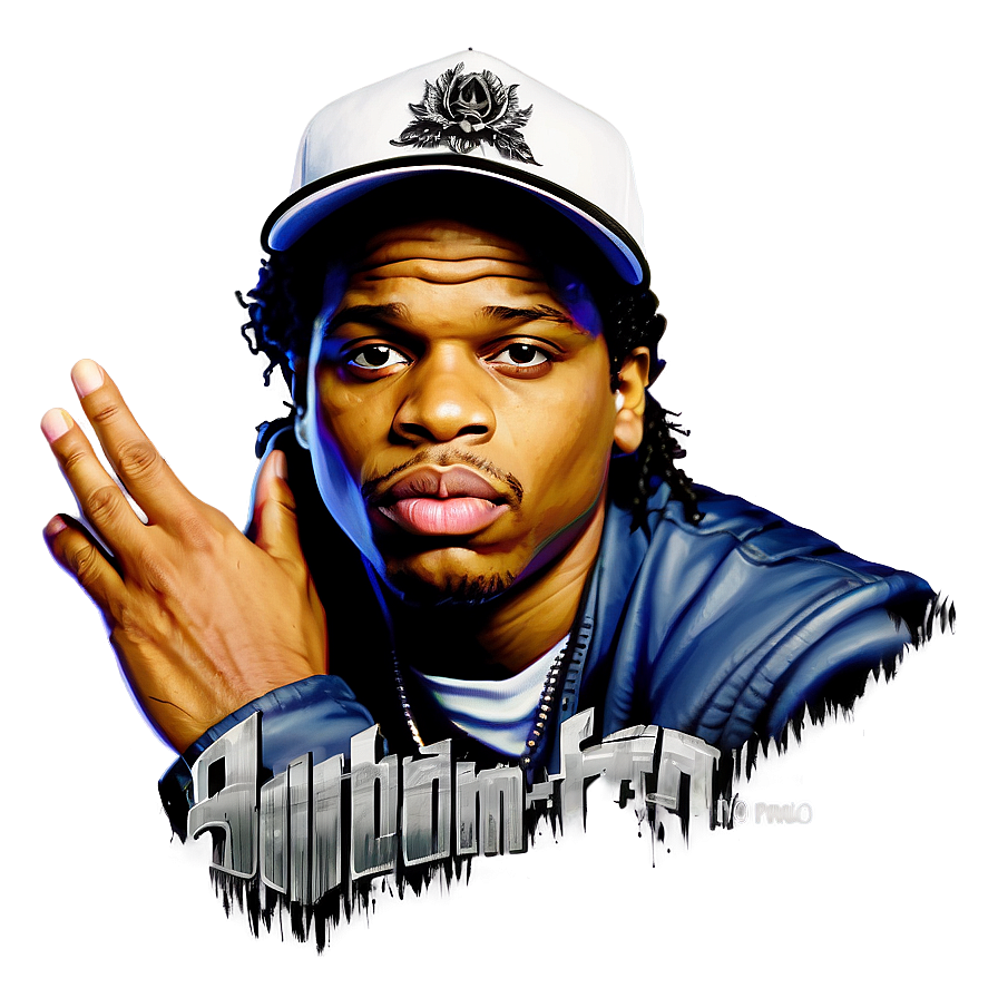 Eazy E Portrait Png Pta