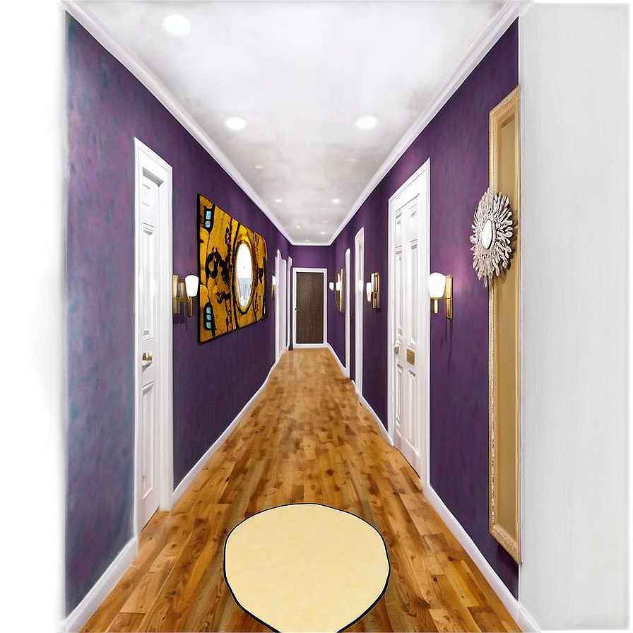 Eclectic Hallway Looks Png Vva