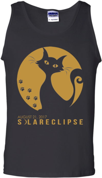 Eclipse Cat Tank Top Design