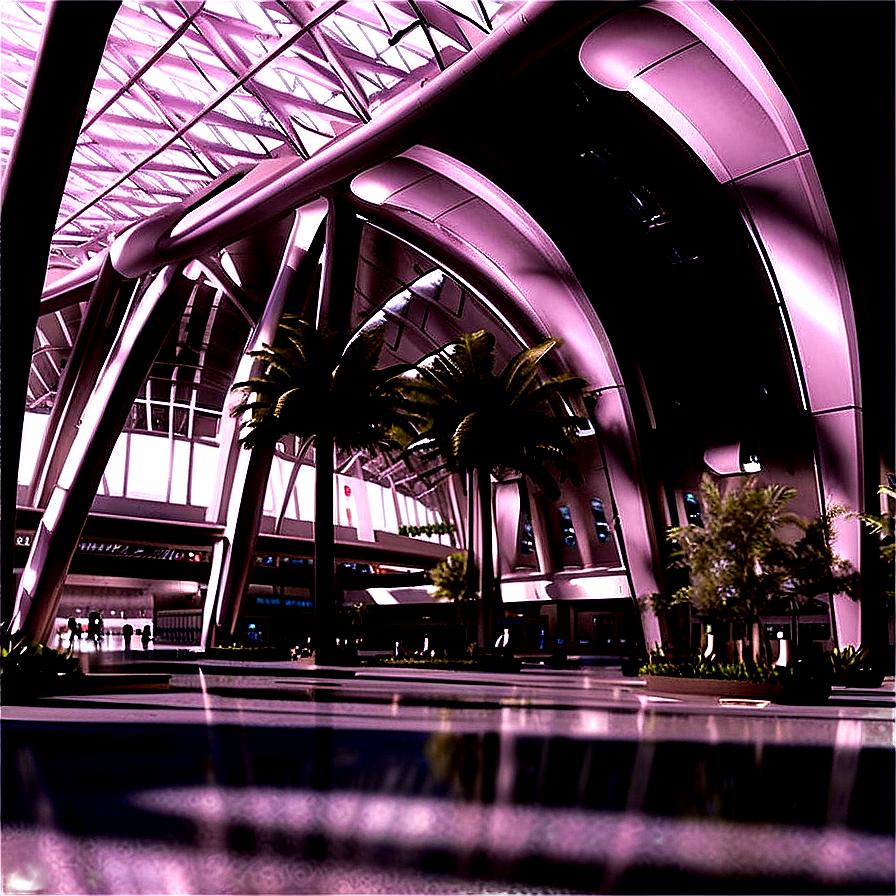 Eco-friendly Airport Design Png Mdb