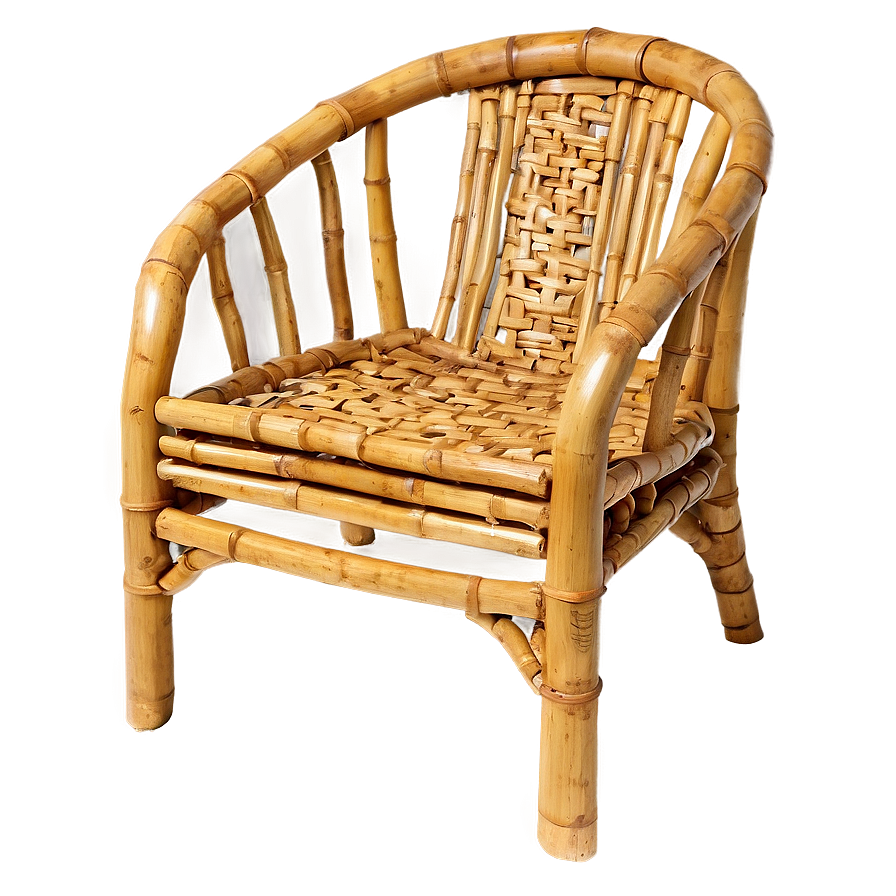 Eco-friendly Bamboo Armchair Png 06262024