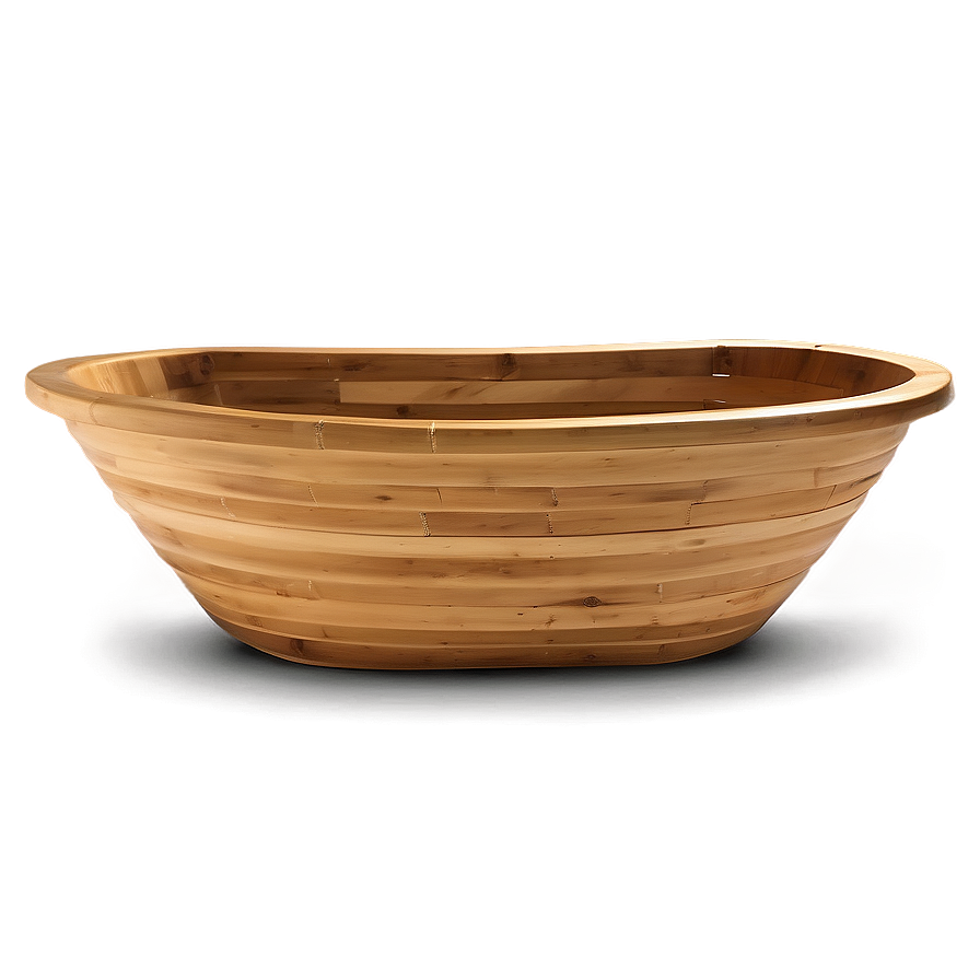 Eco-friendly Bamboo Bath Tub Png Asy70