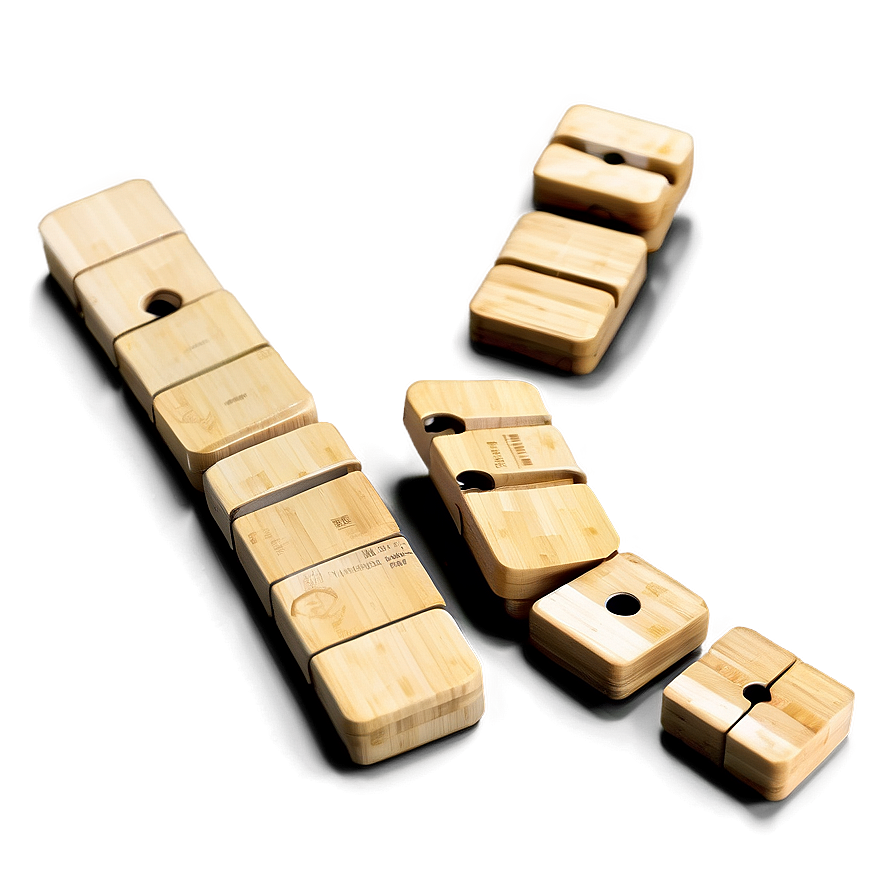 Eco-friendly Bamboo Dominoes Png 82