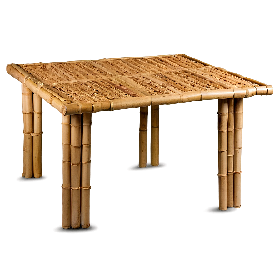 Eco-friendly Bamboo Table Png Fqa29