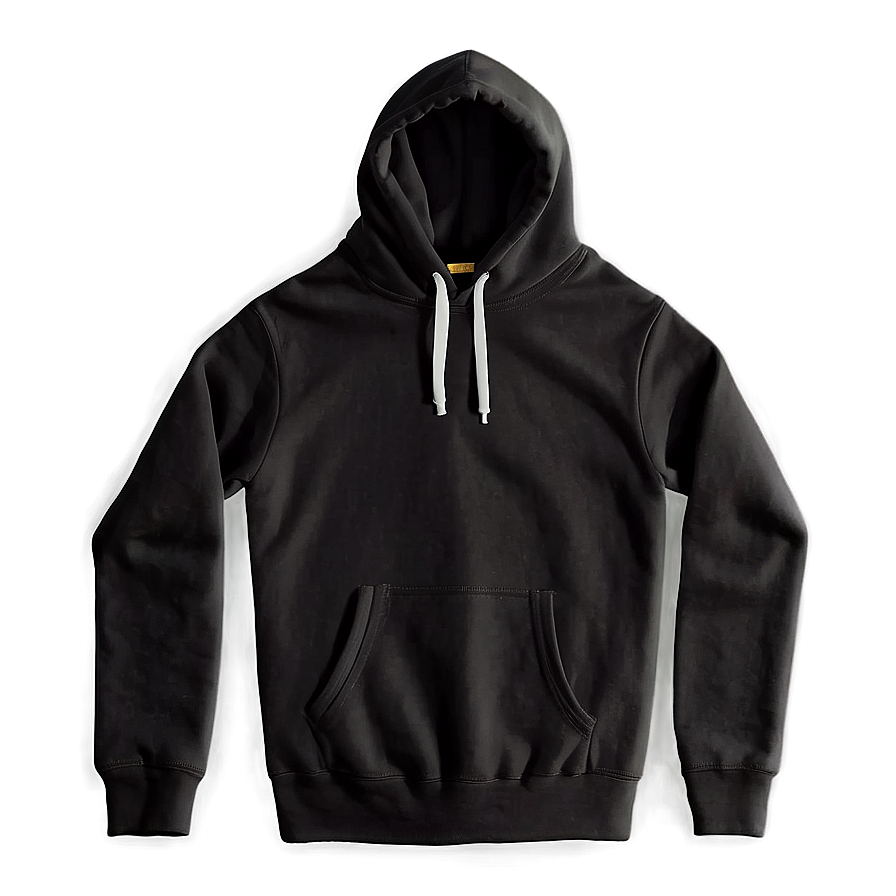 Eco-friendly Black Hoodie Png Dwg64