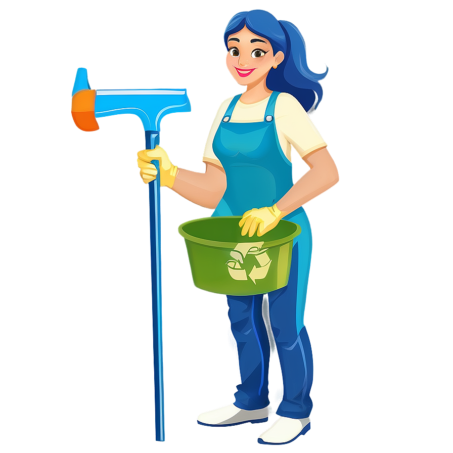 Eco-friendly Cleaning Lady Png Ghc69