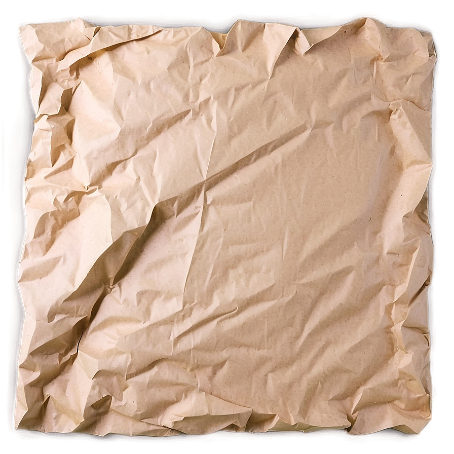 Eco-friendly Crumpled Paper Texture Png 37