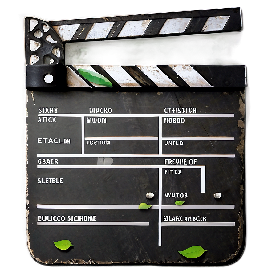 Eco-friendly Film Slate Png Xvn45