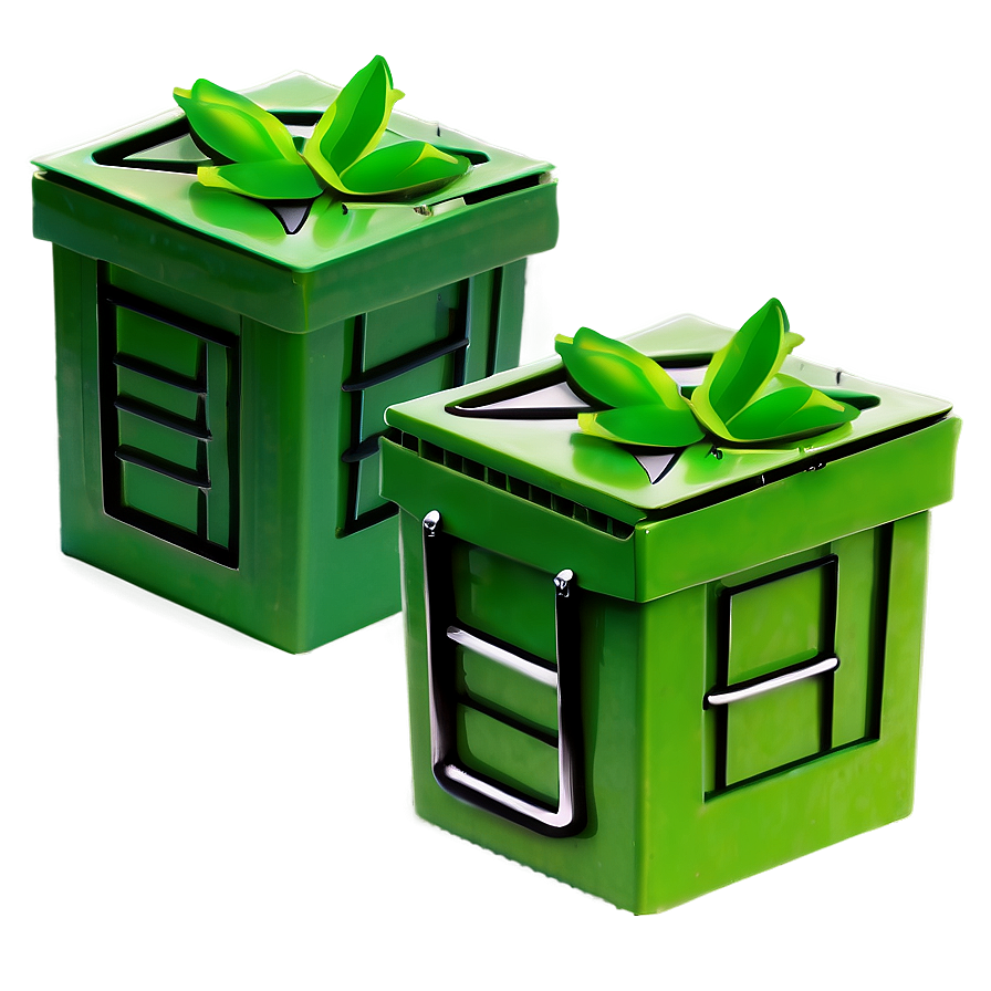 Eco-friendly Green Box Png 79