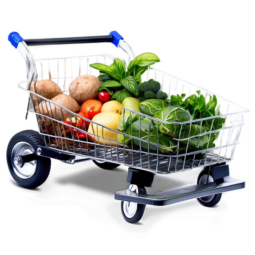 Eco-friendly Grocery Cart Png Bnd