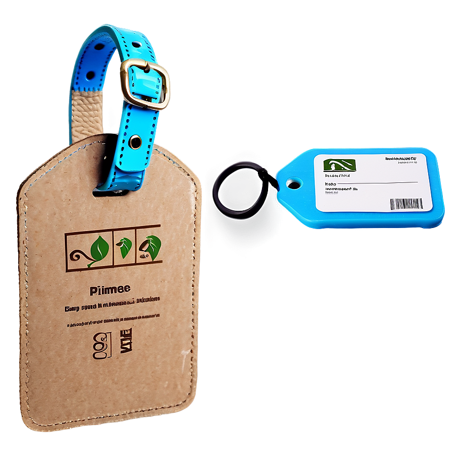 Eco-friendly Luggage Tag Png 12