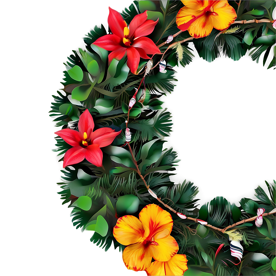 Eco-friendly Recycled Material Wreath Png Aqj