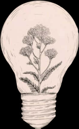 Eco Innovation Lightbulb Sketch