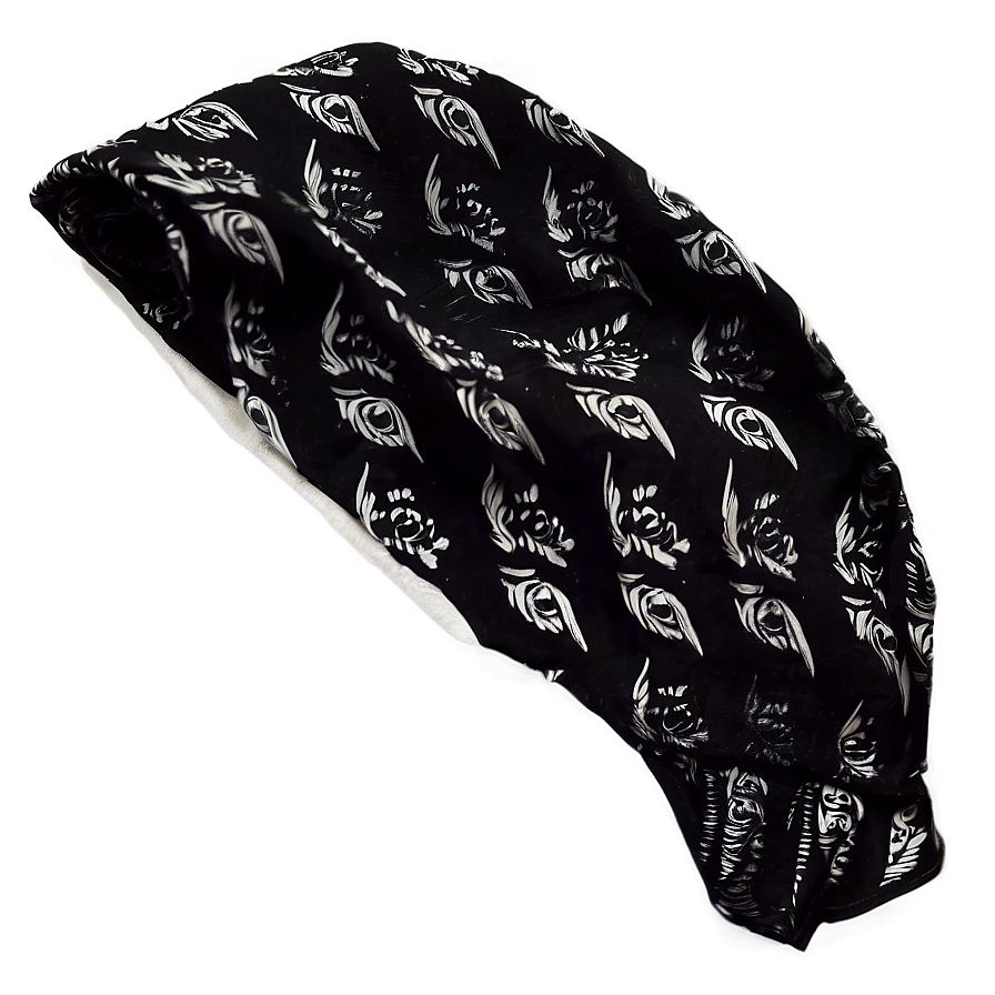 Edgy Black Bandana Png 17