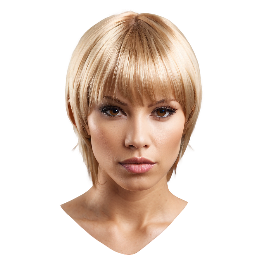 Edgy Blond Hair Png 06262024