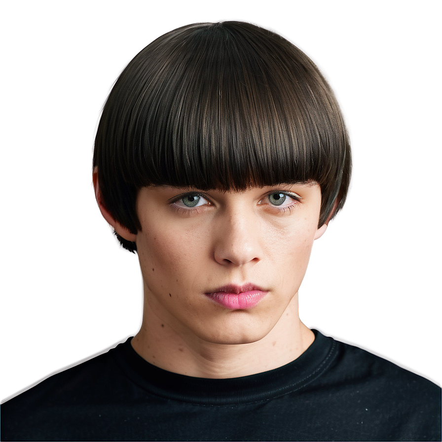 Edgy Bowl Cut For Men Png 06212024