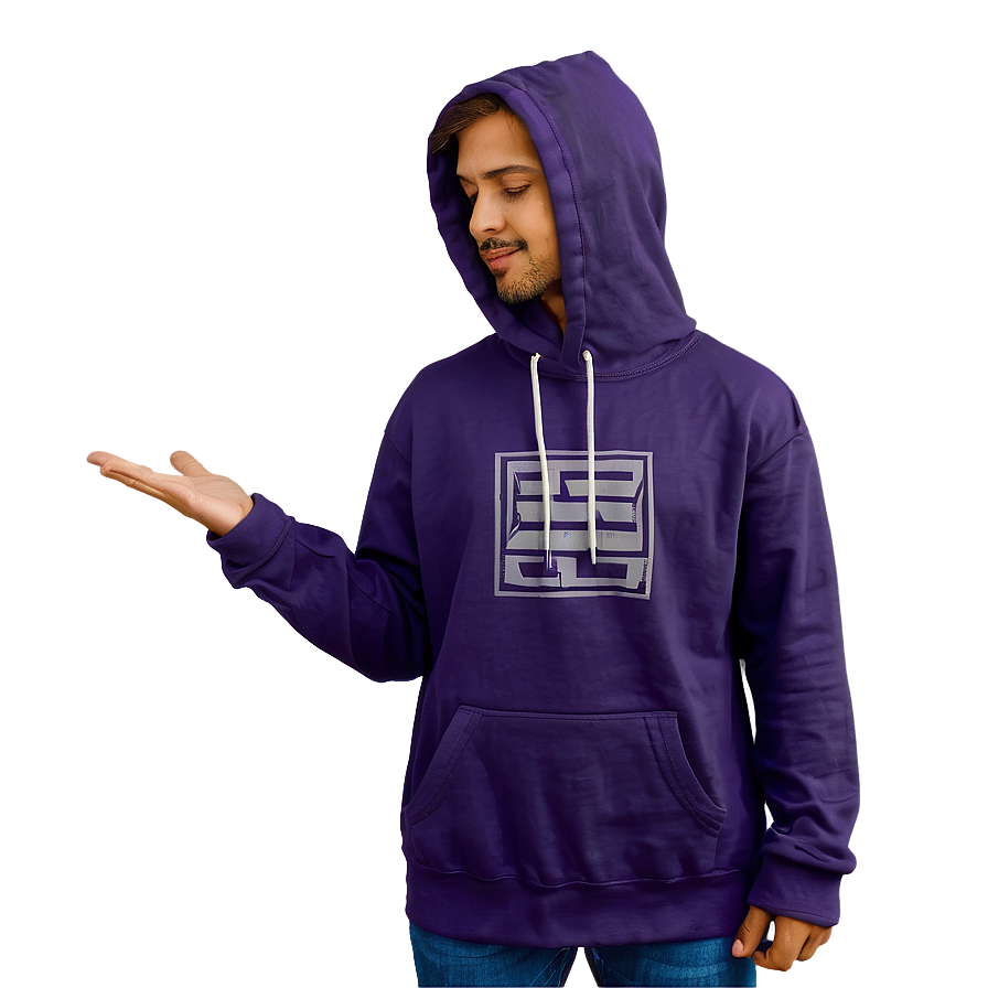 Edgy Purple Hoodie Outline Png Vah