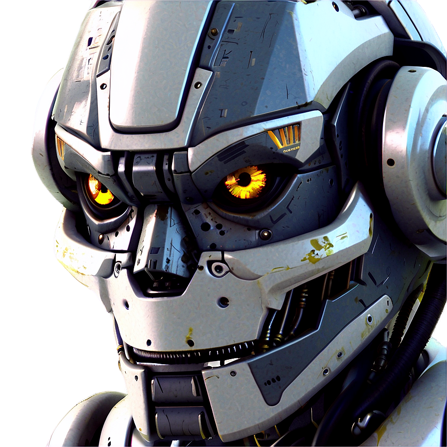 Edgy Robot Head Png 06212024