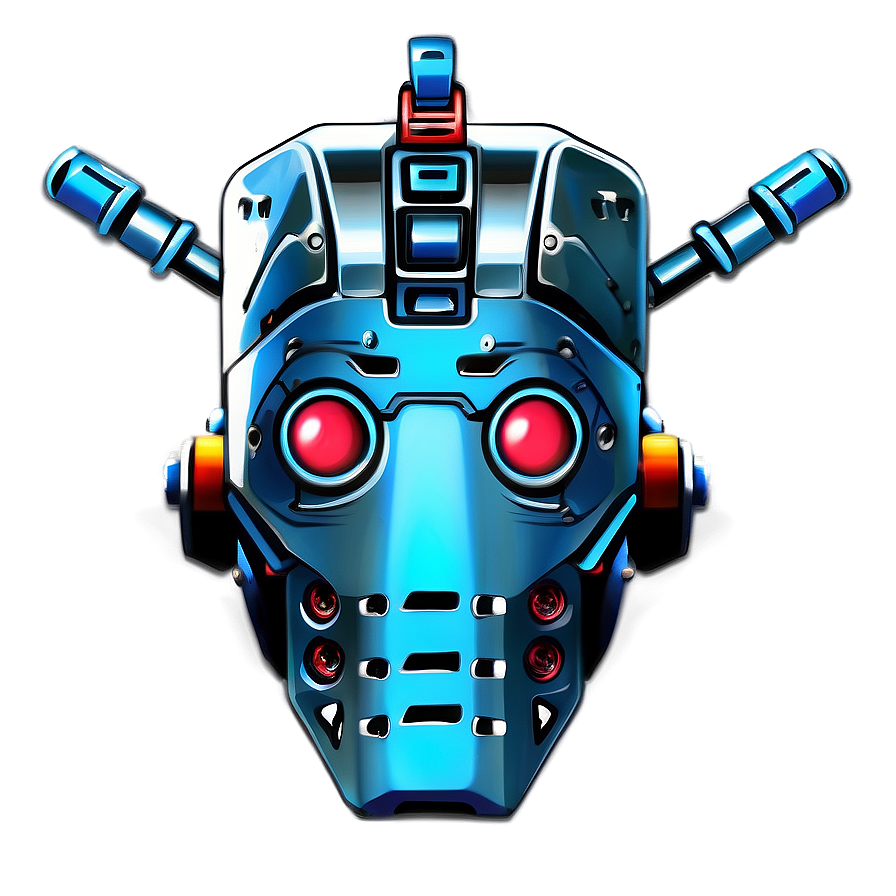 Edgy Robot Head Png 12