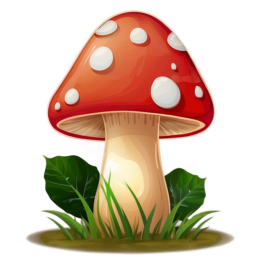 Edible Mushroom Cartoon Png Lqk