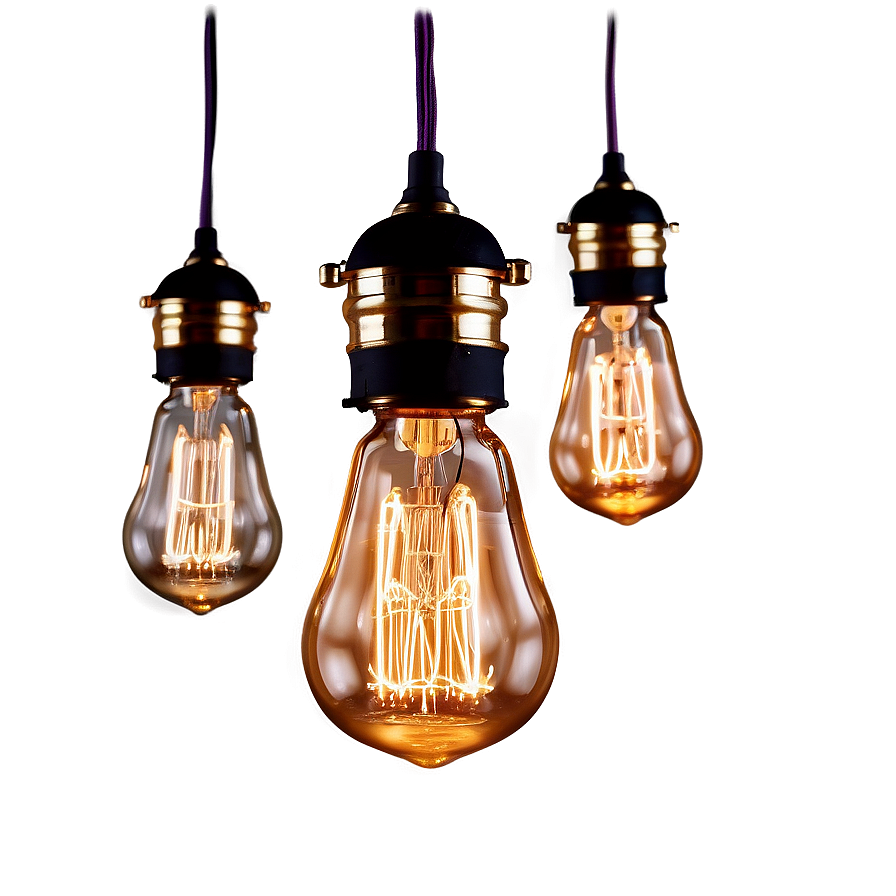 Edison Bulb Pendant Light Png Mjy4