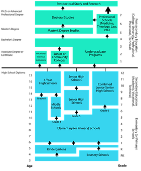 Education System Flowchart