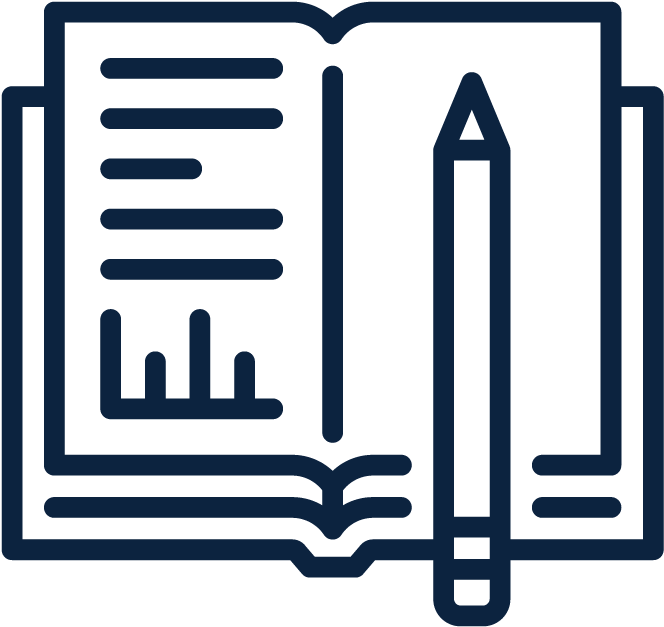 Educational Bookand Pencil Icon