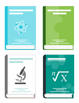 Educational Books Vector Illustration