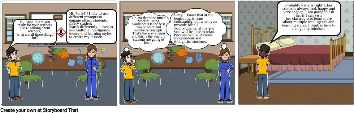 Educational Comic Strip Teachers Discussion