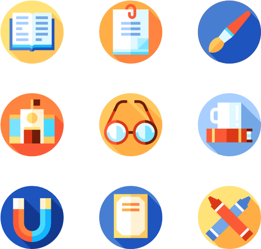 Educational Icons Set