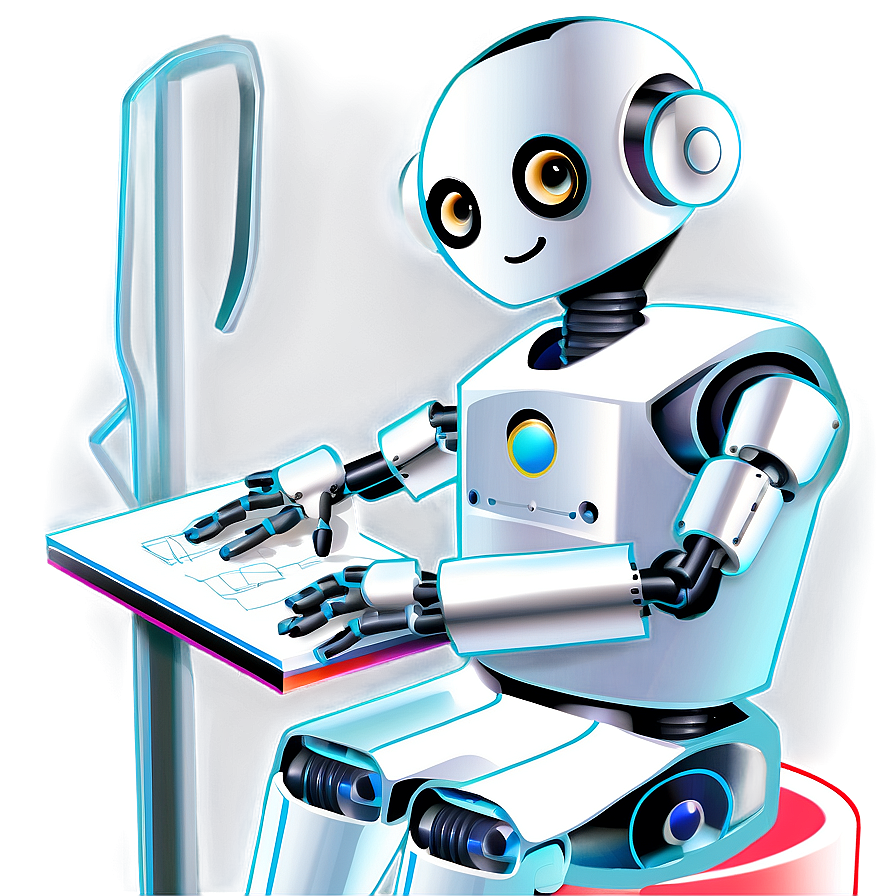 Educational Robot Clipart Png 06262024