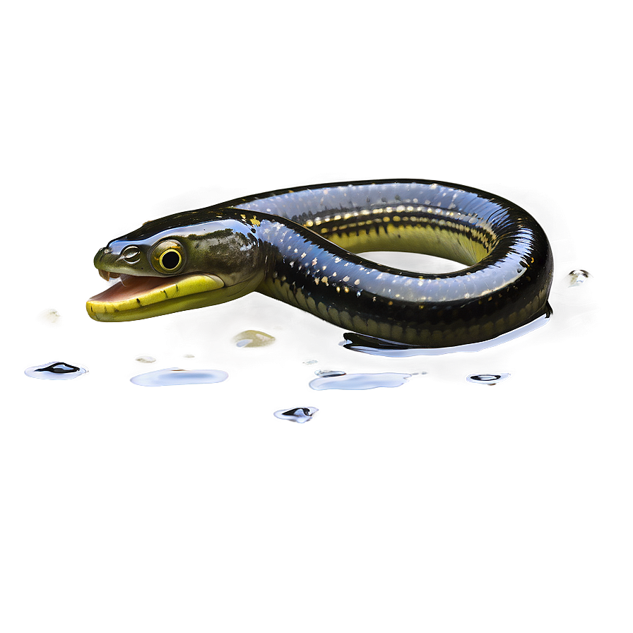 Eel In Water Background Png Mmg76