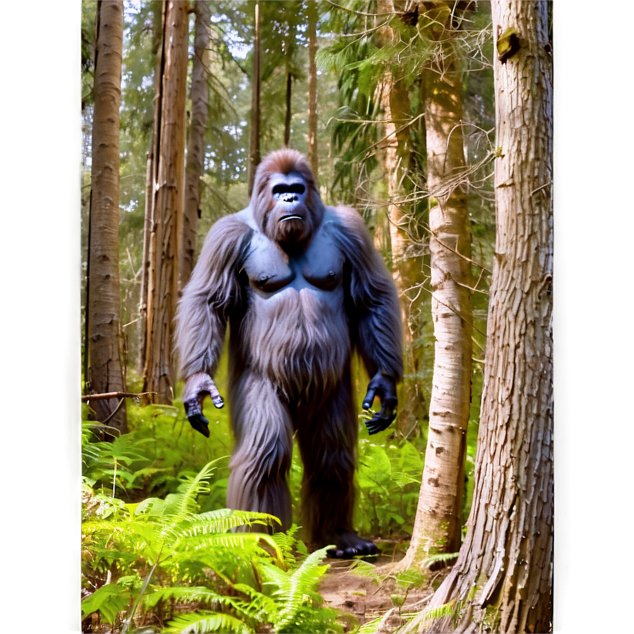 Eerie Bigfoot Encounter Png 32