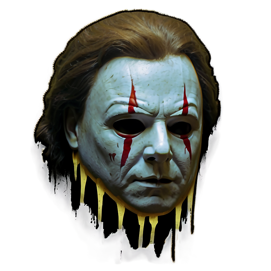 Eerie Michael Myers Face Portrait Png 59