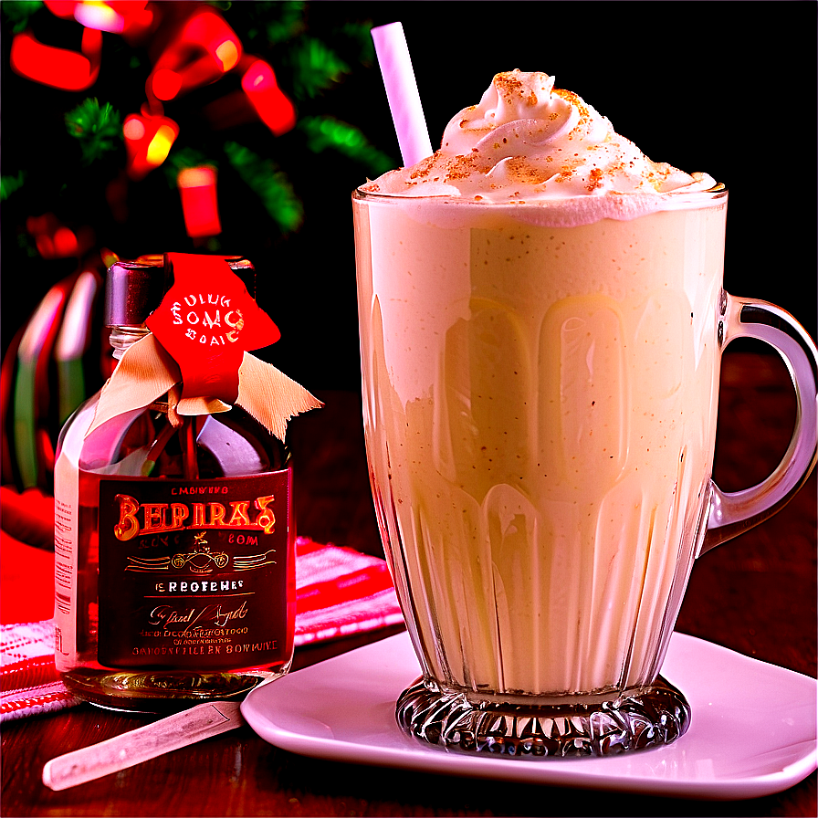 Eggnog With Bourbon Kick Png 38