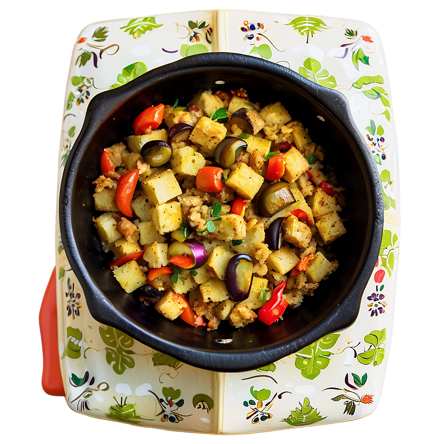 Eggplant And Pepper Stuffing Png Hdl53