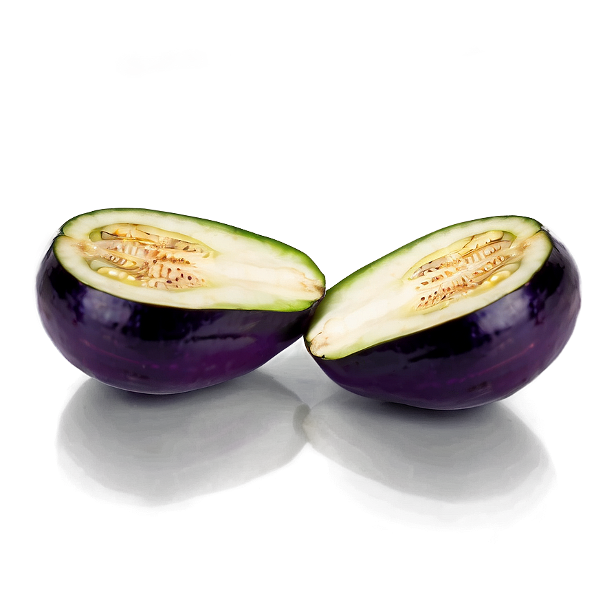 Eggplant Cut In Half Png 06122024