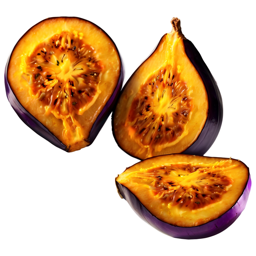 Eggplant Slice Png 06252024