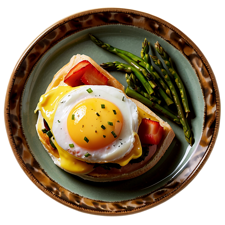 Eggs Benedict Plate Png Qds54