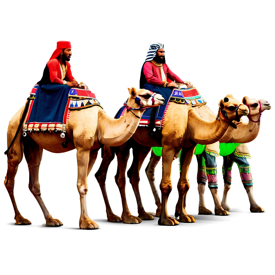 Egyptian Camel Caravan Png Dgp