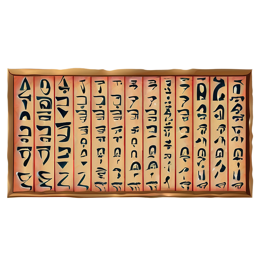 Egyptian Hieroglyphic Alphabet Png 14