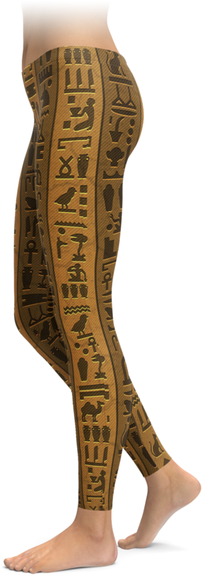 Egyptian Hieroglyphics Leggings