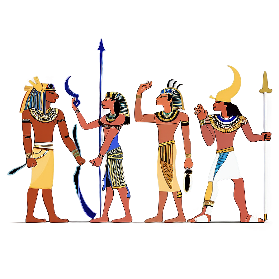 Egyptian Mythology Scenes Png 41