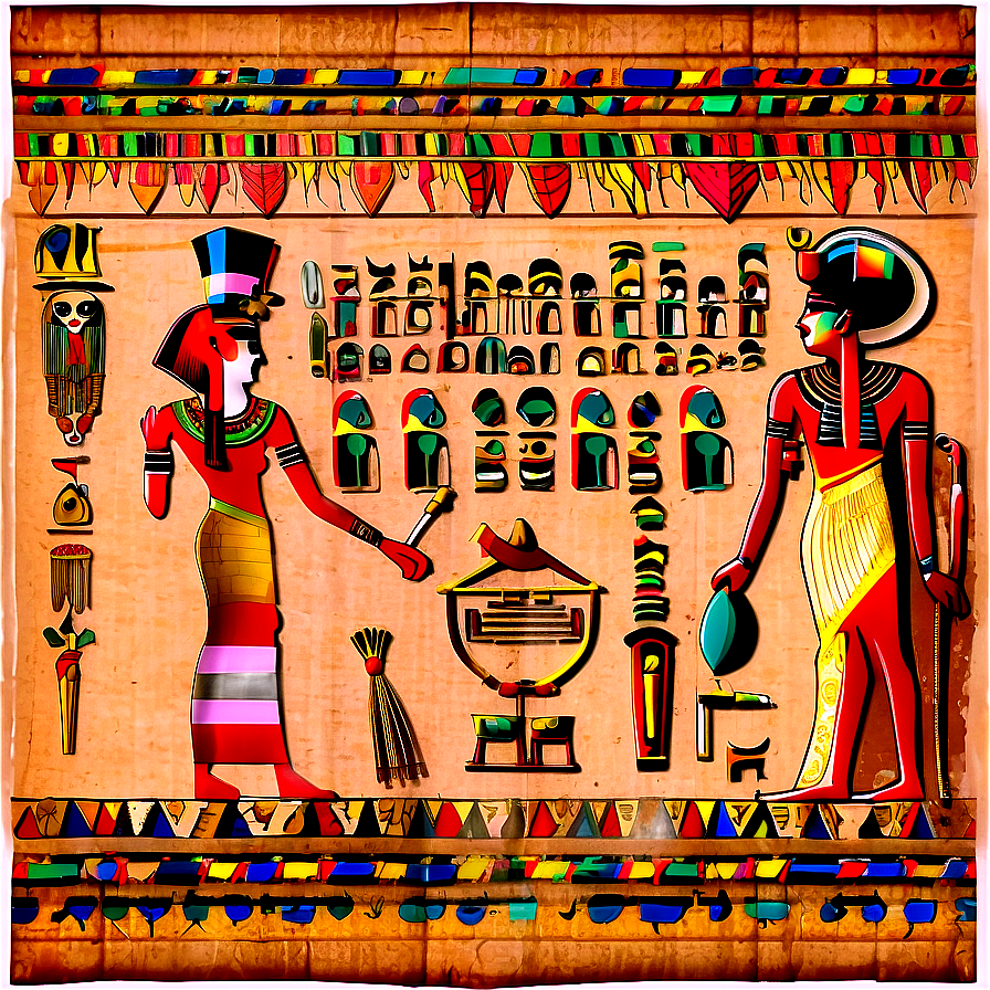 Egyptian Papyrus Scroll Png 06232024