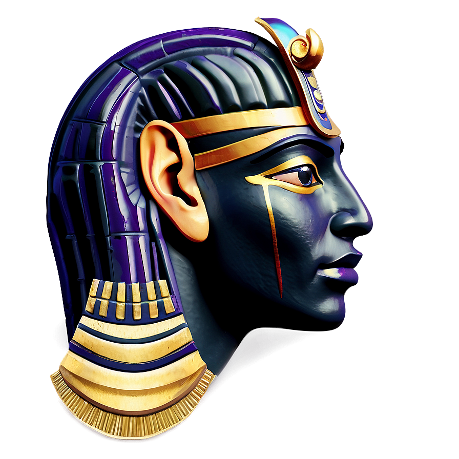 Egyptian Pharaoh Portrait Png Ugw