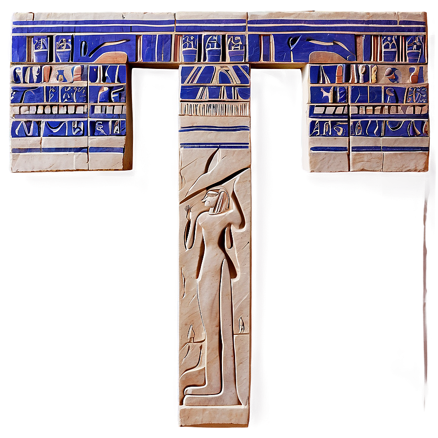 Egyptian Temple Relief Carving Png 06232024