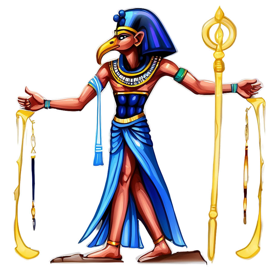 Egyptian Thoth God Png 06242024